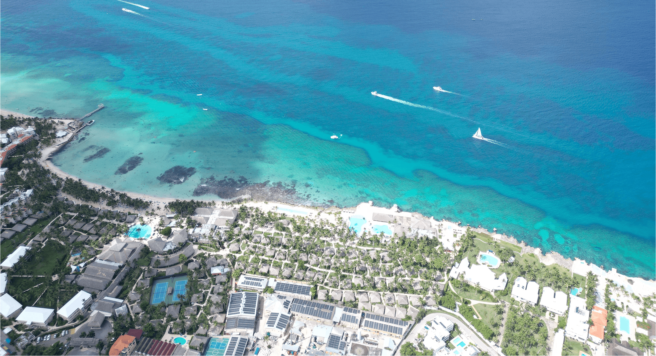 Vista aerea di Dominicus Americanus