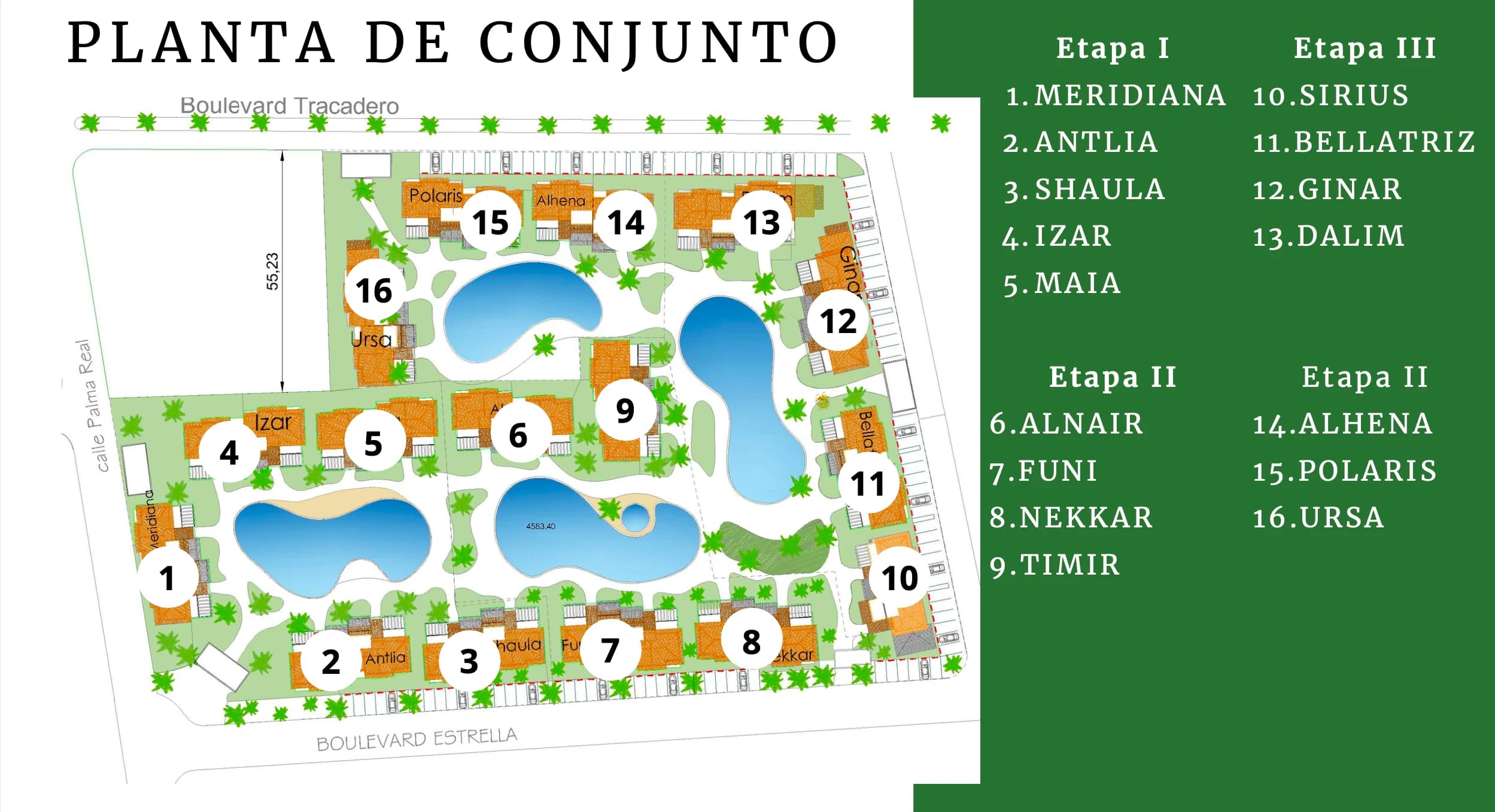 Masterplan de Estrella Gardens