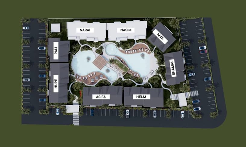 Panoramic view of Garden Breeze II